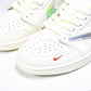 Travis Scott AJ1 Low x Supreme 'Silver White' (Custom)