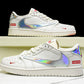 Travis Scott AJ1 Low x Supreme 'Silver White' (Custom)