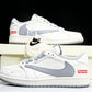 Travis Scott AJ1 Low x Supreme 'White Grey' (Custom)