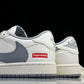 Travis Scott AJ1 Low x Supreme 'White Grey' (Custom)