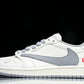 Travis Scott AJ1 Low x Supreme 'White Grey' (Custom)