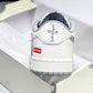 Travis Scott AJ1 Low x Supreme 'White Grey' (Custom)