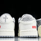 Travis Scott AJ1 Low x Supreme 'White Grey' (Custom)