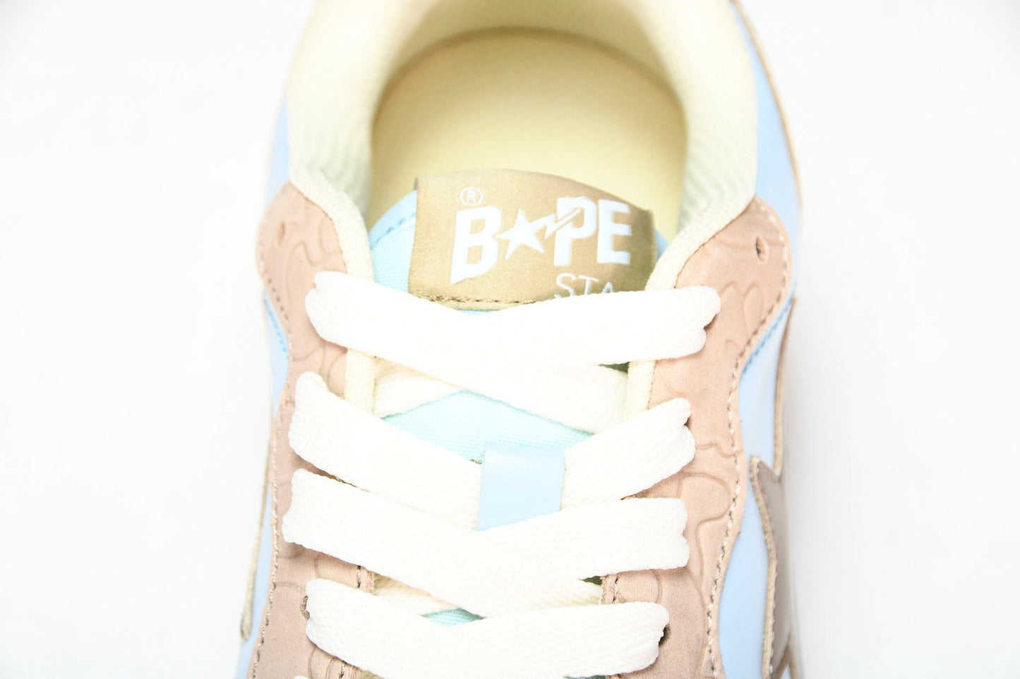 A Bathing Ape Bape Court Sta ‘Beige Blue’