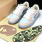 A Bathing Ape Bape Court Sta ‘Beige Blue’