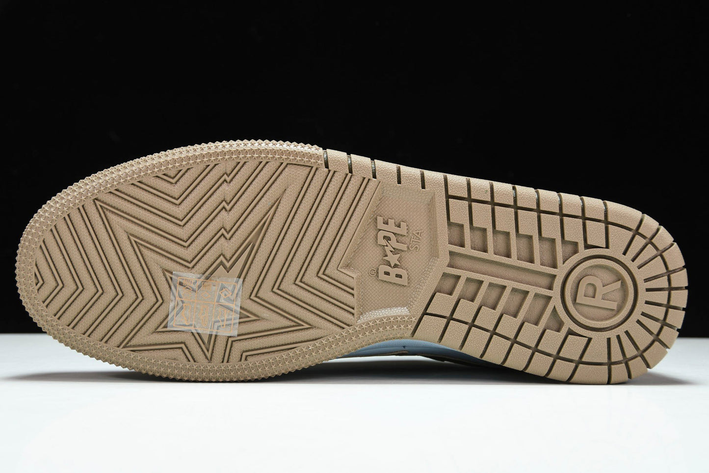 A Bathing Ape Bape Court Sta ‘Beige Blue’