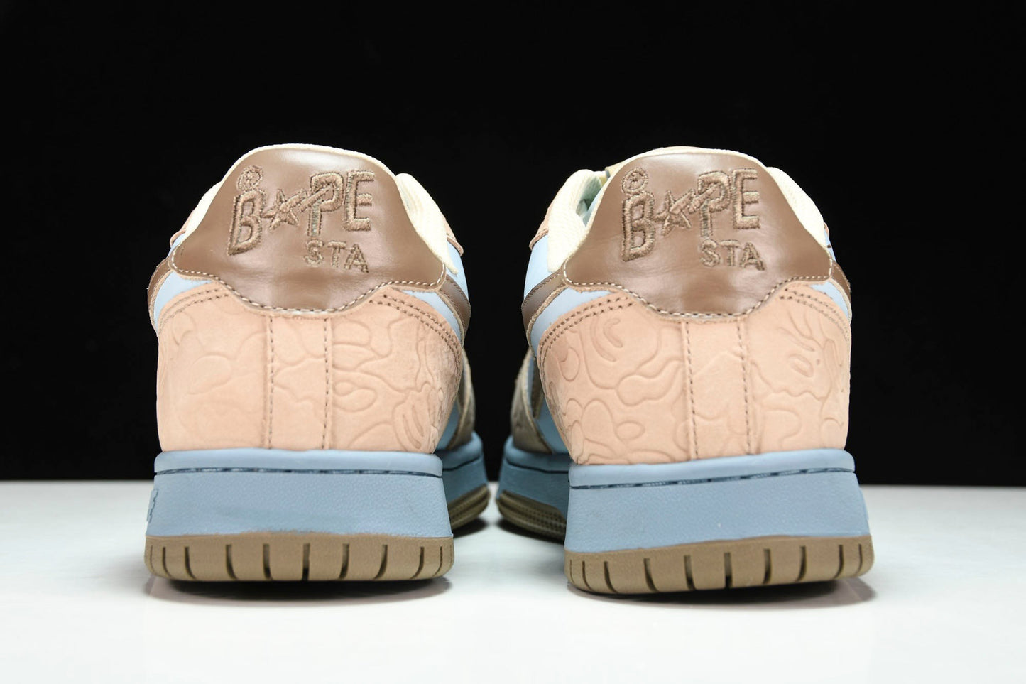 A Bathing Ape Bape Court Sta ‘Beige Blue’