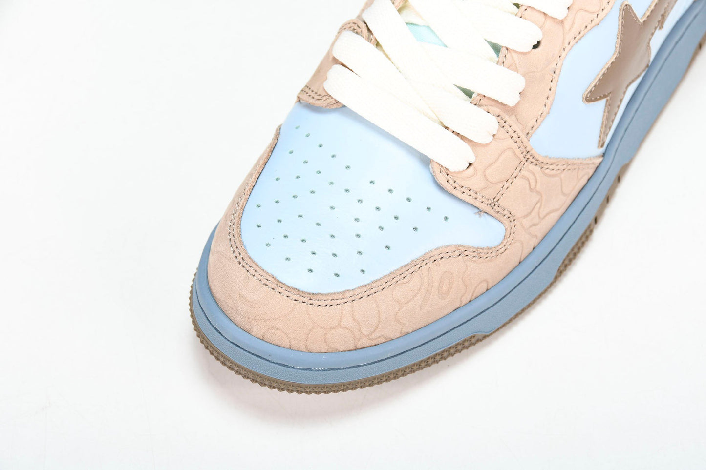 A Bathing Ape Bape Court Sta ‘Beige Blue’