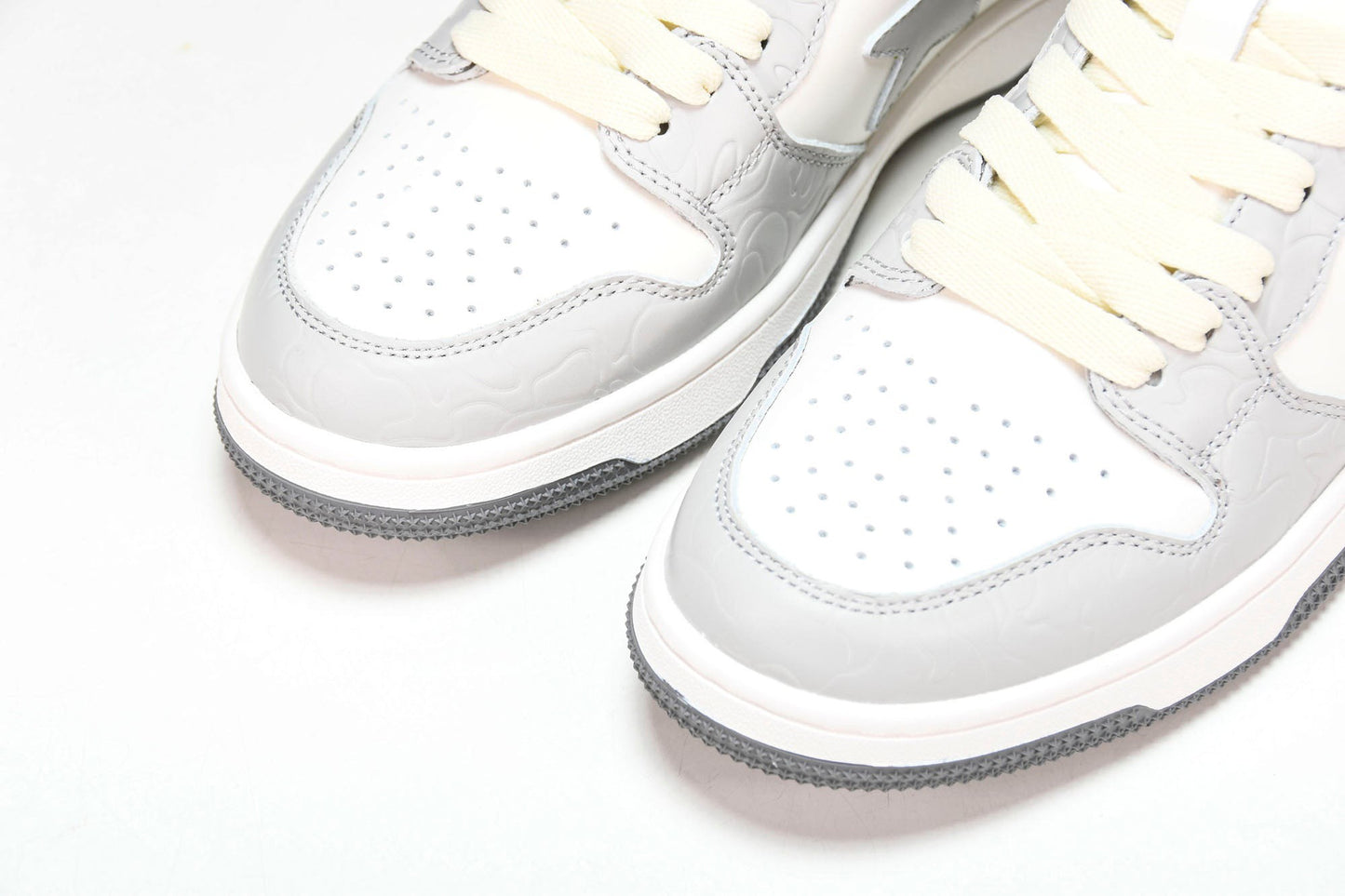 A Bathing Ape Bape Court Sta ‘Light Grey Cream’