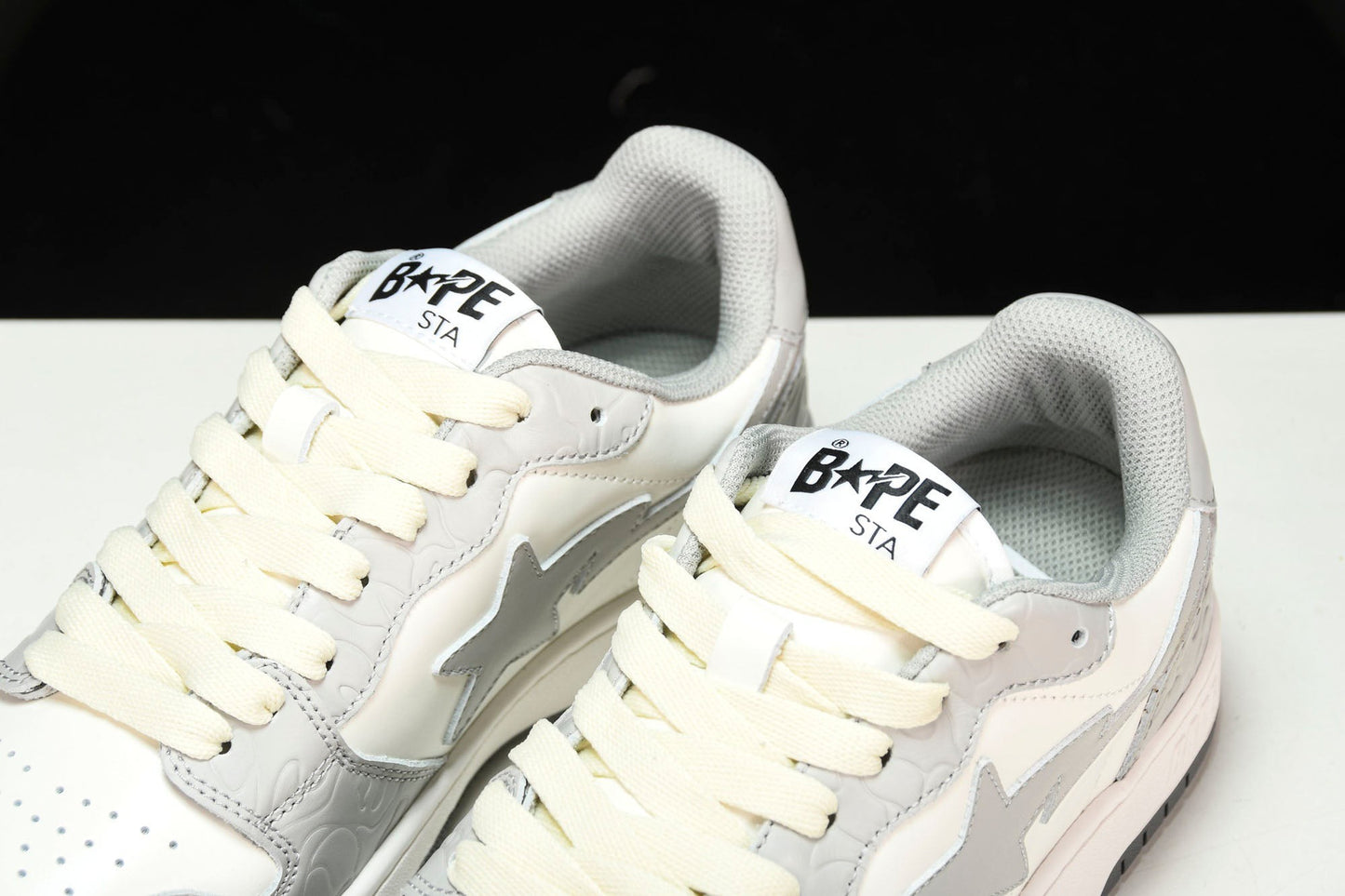 A Bathing Ape Bape Court Sta ‘Light Grey Cream’