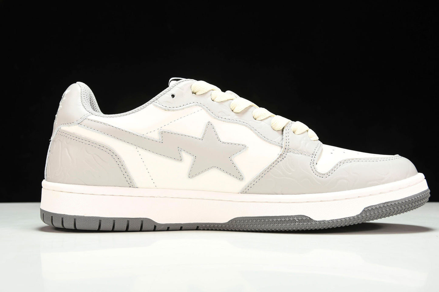 A Bathing Ape Bape Court Sta ‘Light Grey Cream’