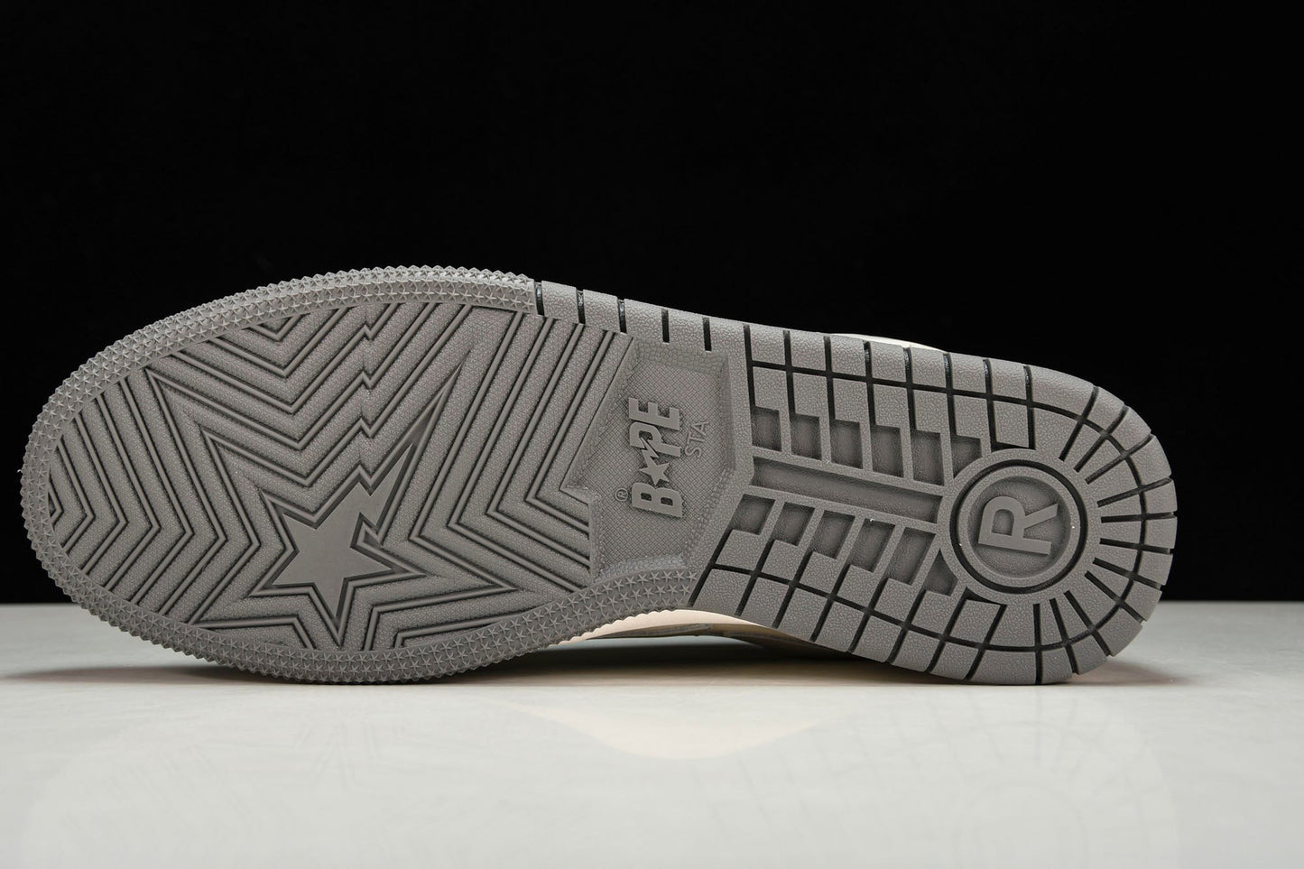 A Bathing Ape Bape Court Sta ‘Light Grey Cream’