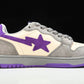 A Bathing Ape Bape Court Sta ‘Mist Grey Royal Purple’