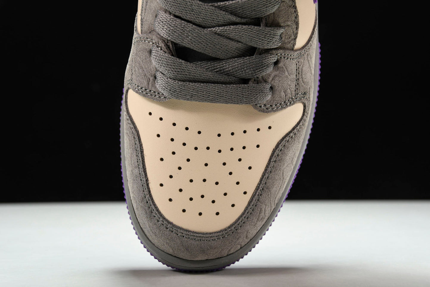 A Bathing Ape Bape Court Sta ‘Mist Grey Royal Purple’