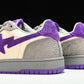 A Bathing Ape Bape Court Sta ‘Mist Grey Royal Purple’