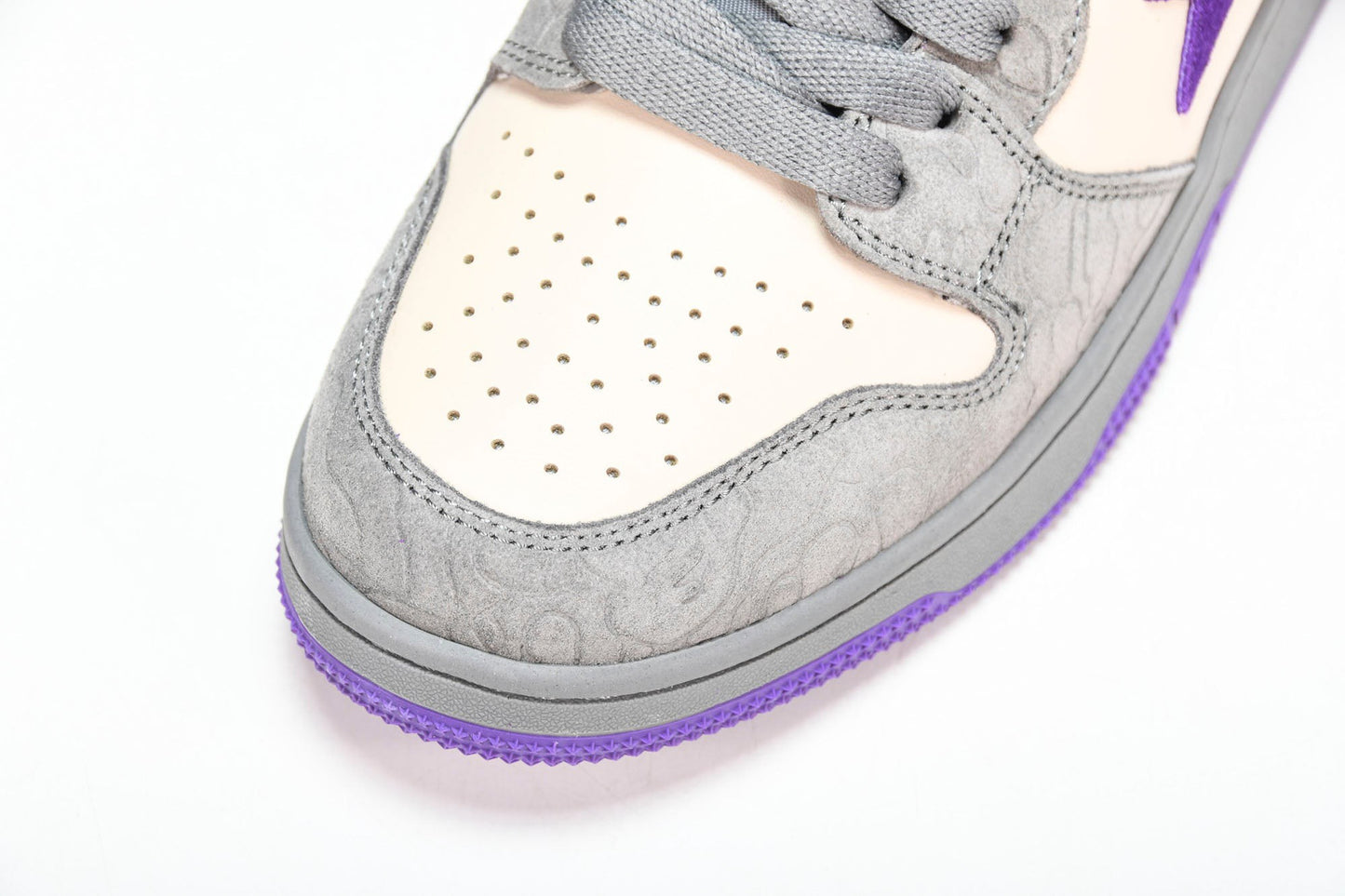 A Bathing Ape Bape Court Sta ‘Mist Grey Royal Purple’