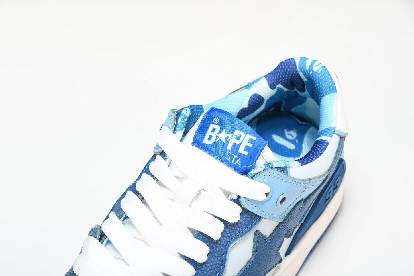 A Bathing Ape Bape SK8 Sta 'ABC Camo - Blue'