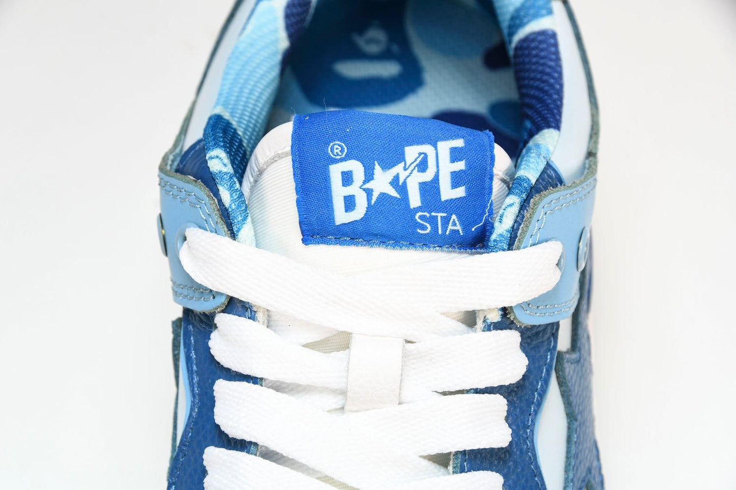 A Bathing Ape Bape SK8 Sta 'ABC Camo - Blue'