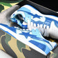 A Bathing Ape Bape SK8 Sta 'ABC Camo - Blue'