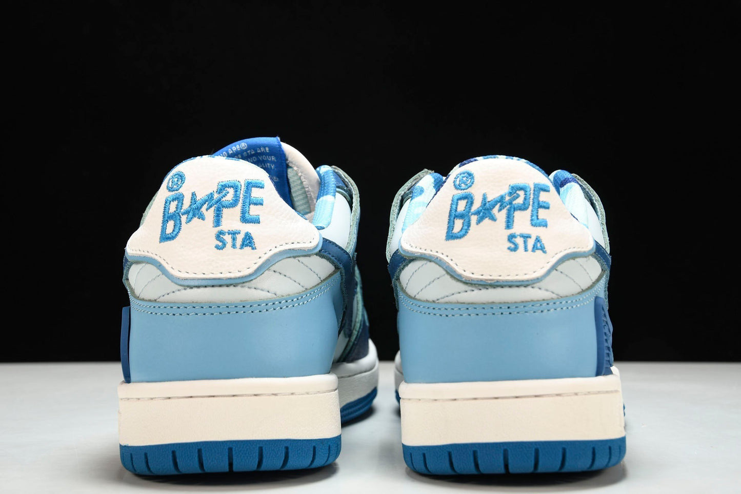 A Bathing Ape Bape SK8 Sta 'ABC Camo - Blue'