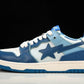 A Bathing Ape Bape SK8 Sta 'ABC Camo - Blue'