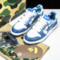 A Bathing Ape Bape SK8 Sta 'ABC Camo - Blue' - UK W 3 (M 3.5) / US W 5.5 (M 4) / EU 36
