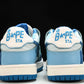 A Bathing Ape Bape SK8 Sta 'ABC Camo - Blue' - UK W 3 (M 3.5) / US W 5.5 (M 4) / EU 36
