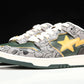 A Bathing Ape Bape SK8 Sta 'Grey Mustard Yellow'