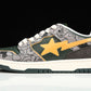 A Bathing Ape Bape SK8 Sta 'Grey Mustard Yellow'
