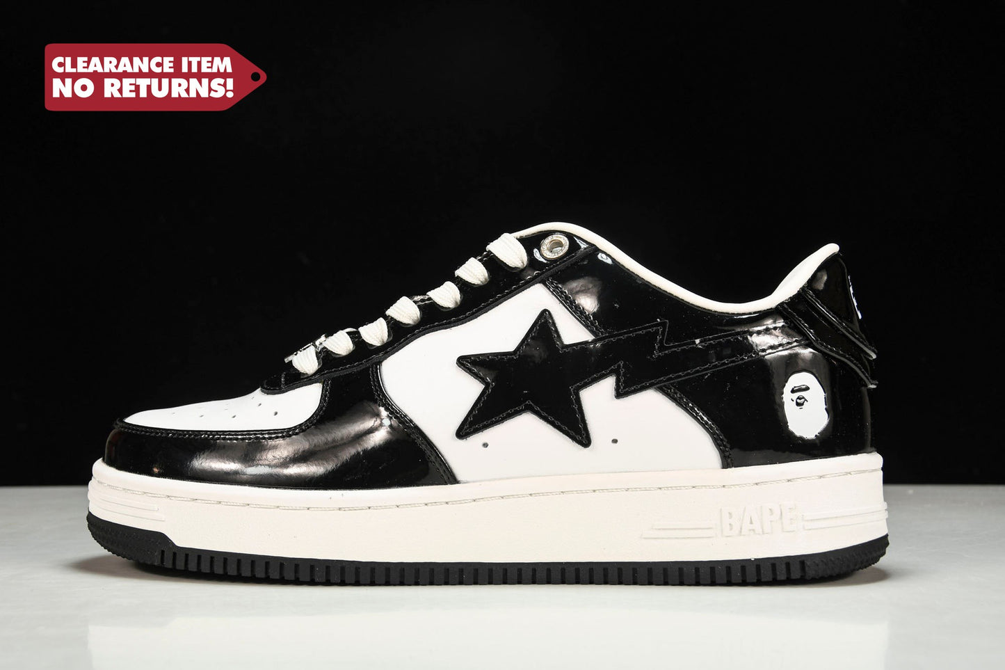 A Bathing Ape Bape Sta ‘Black’ - UK W 5 (M 5.5) / US W 7.5 (M 6) / EU 38.5