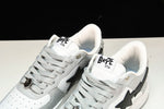 A Bathing Ape Bape Sta ‘Grey Black’ - UK 6.5 / US 7.5 / EU 40.5