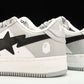 A Bathing Ape Bape Sta ‘Grey Black’ - UK 6.5 / US 7.5 / EU 40.5