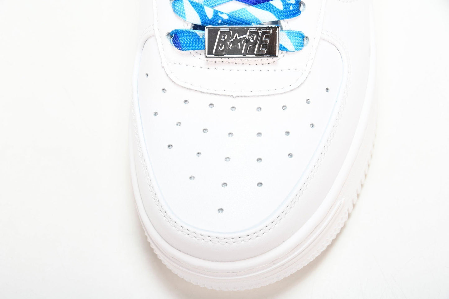 A Bathing Ape Bape Sta 'White ABC Camo - Blue' - UK 8 / US 9 / EU 42.5