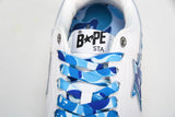 A Bathing Ape Bape Sta 'White ABC Camo - Blue' - UK 8 / US 9 / EU 42.5