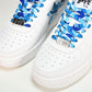 A Bathing Ape Bape Sta 'White ABC Camo - Blue' - UK 8 / US 9 / EU 42.5
