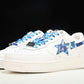 A Bathing Ape Bape Sta 'White ABC Camo - Blue' - UK 8 / US 9 / EU 42.5