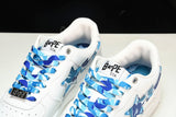 A Bathing Ape Bape Sta 'White ABC Camo - Blue' - UK 8 / US 9 / EU 42.5