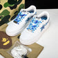 A Bathing Ape Bape Sta 'White ABC Camo - Blue' - UK 8 / US 9 / EU 42.5