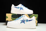 A Bathing Ape Bape Sta 'White ABC Camo - Blue' - UK 8 / US 9 / EU 42.5