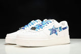 A Bathing Ape Bape Sta 'White ABC Camo - Blue' - UK 8 / US 9 / EU 42.5