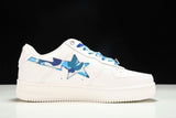 A Bathing Ape Bape Sta 'White ABC Camo - Blue' - UK 8 / US 9 / EU 42.5