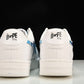 A Bathing Ape Bape Sta 'White ABC Camo - Blue' - UK 8 / US 9 / EU 42.5