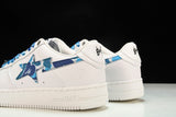 A Bathing Ape Bape Sta 'White ABC Camo - Blue' - UK 8 / US 9 / EU 42.5