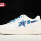 A Bathing Ape Bape Sta 'White ABC Camo - Blue' - UK 8 / US 9 / EU 42.5