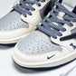 Travis Scott AJ1 Low x BAPE 'Grey Navy' (Custom)