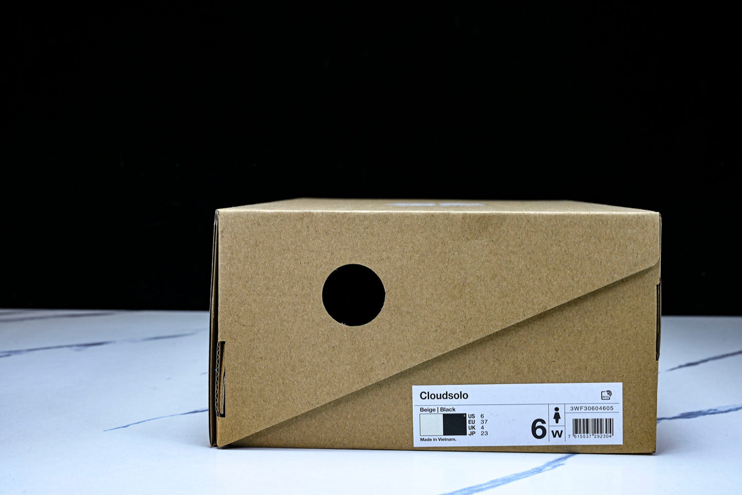 LOEWE × ON Cloudsolo 'White Black'