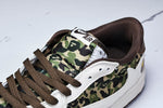 Travis Scott AJ1 Low x BAPE 'Camo 2.0' (Custom)