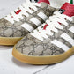 Guссi x Gazelle 'Beige GG Monogram'