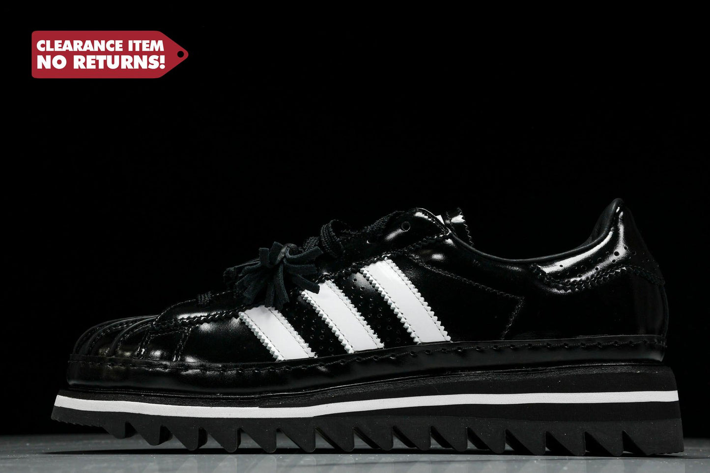 Superstar x CLOT by Edison Chen 'Black' - UK 5.5 / US 6 (W 7) / EU 38.5