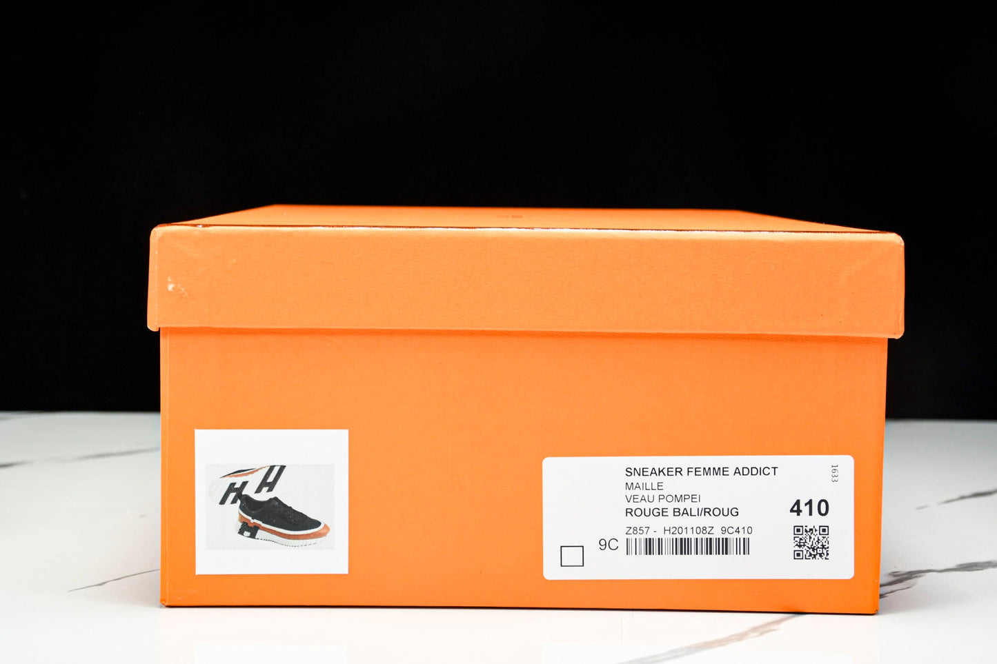 Hermès Bouncing Sneaker Panelled 'Noir Marron Blanc'